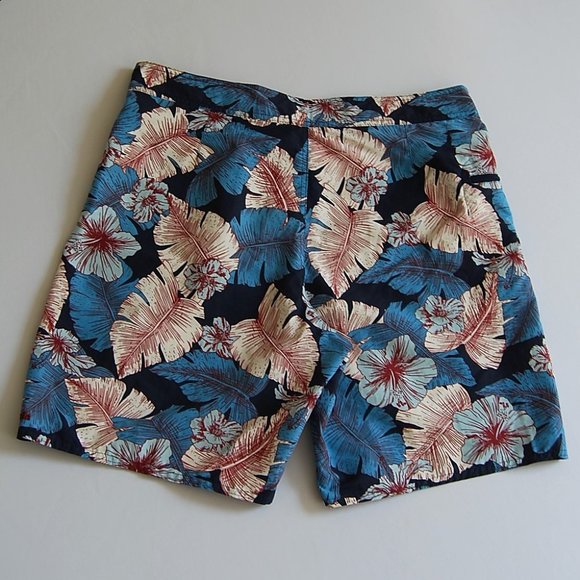 Patagonia swim trunks board shorts floral blue 36 - Picture 6 of 7